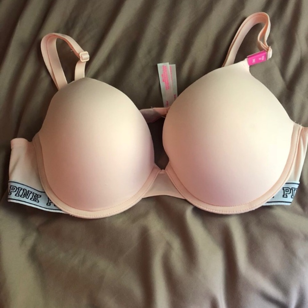 pink victoria secret bra
